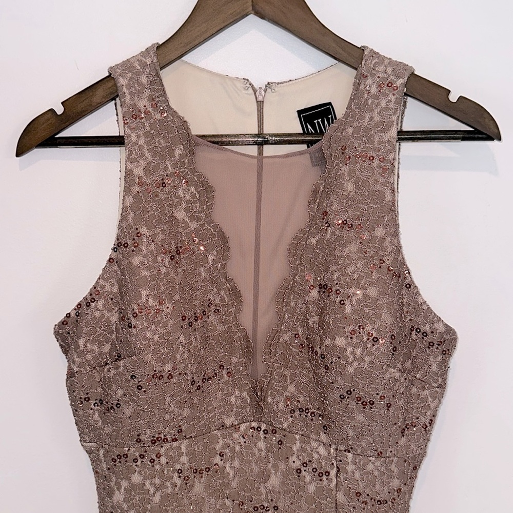 Bronze gown dress
